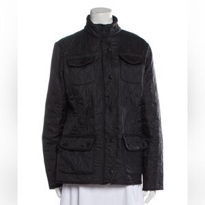 Barbour Women's Black Quilted Utility Jacket